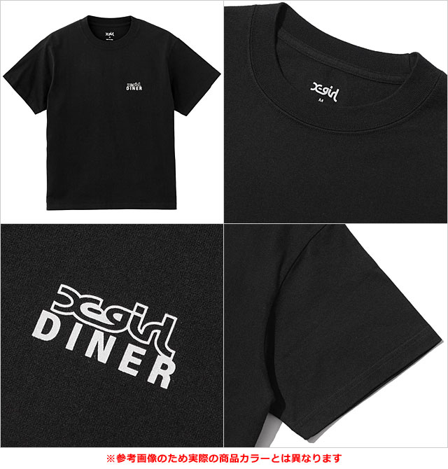 X-girl エックスガール ピースピザ ショートスリーブ Tシャツ