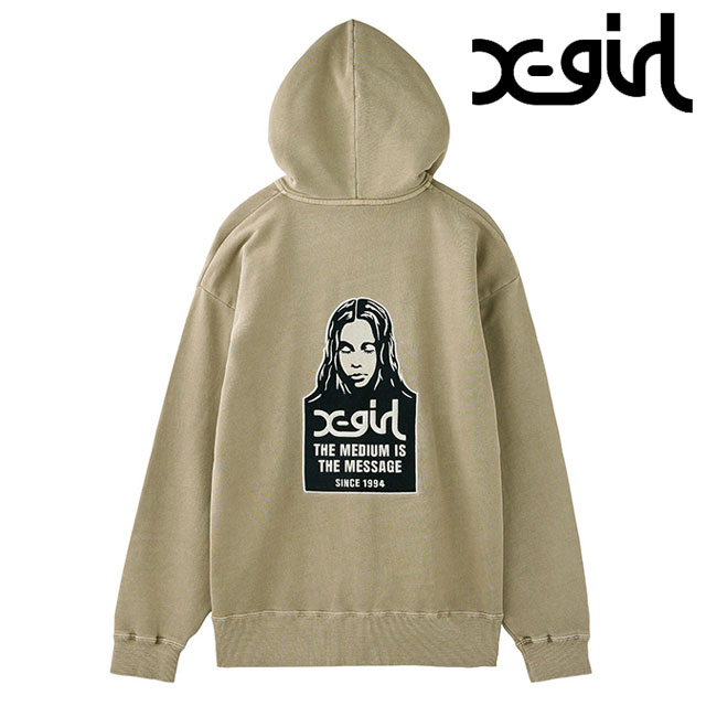 X-girl（エックスガール） メッセージアンドフェイスフェイデッド