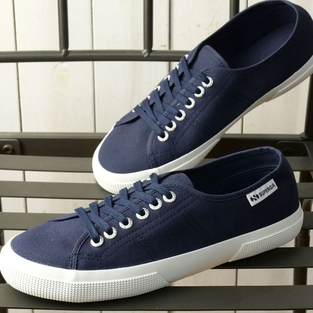 �X�y���K SUPERGA �X�j�[�J�[ ���b�W�F�[�� 5S7151EW SS25 3750 LEGGERA ���f�B�[�X �C �L�����o�X�V���[�Y NAVY-Fwhite F43 ���K�戵�X
