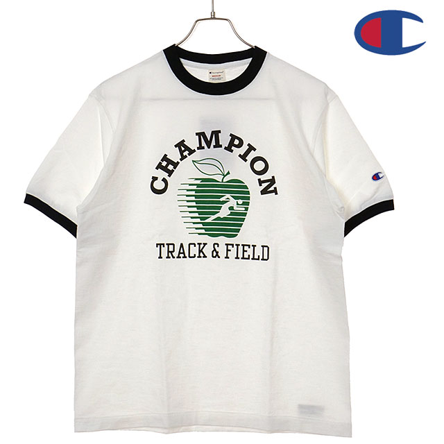 Champion チャンピオン ショートスリーブ リンガー Tシャツ C3