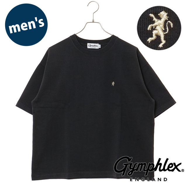 ジムフレックス Gymphlex クルーネック ショートスリーブ Tシャツ #GY-C0441 DDH SS25 CREW NECK S S T-SHIRT メンズ CHARCOAL(BEIGE) 正規取扱店