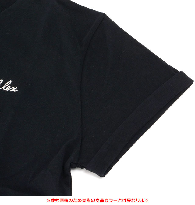 ジムフレックス Gymphlex ショートスリーブ Tシャツ #GY-C0446 COM SS25 S S T-SHIRT 定番 ロゴ刺繍 BLACK(WHITE)  正規取扱店 SALE】ジムフレックス Gymphlex クルーネック ニットライン T