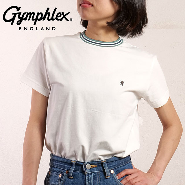 ☆レディース Gymphlex ジムフレックス クルーネック ニットライン Tシャツ 品番：GY-C0448CCB【1枚までメール便可】【SALE】【10%OFF】 GYMPHLEX ☆レディース Gymphlex ジムフレックス クルーネック
