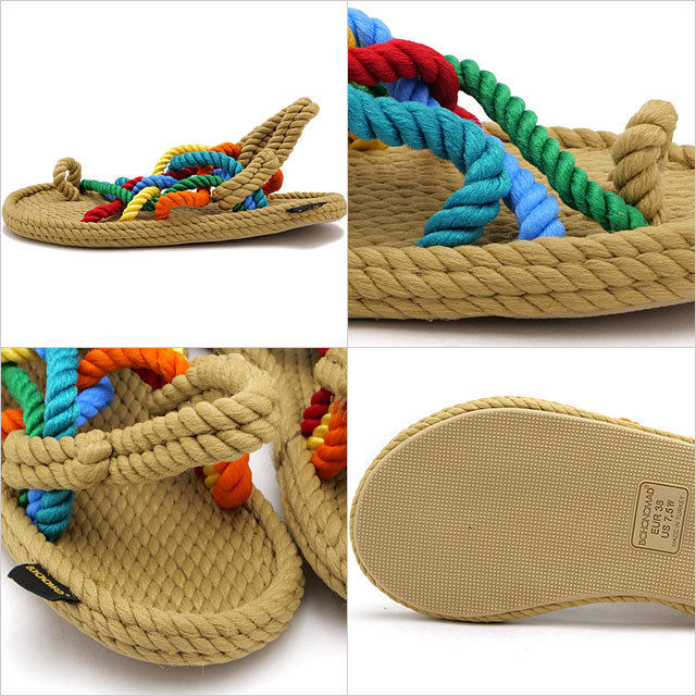 ボホノマド BOHONOMAD ビーガンロープサンダル ケープポイント ナロー