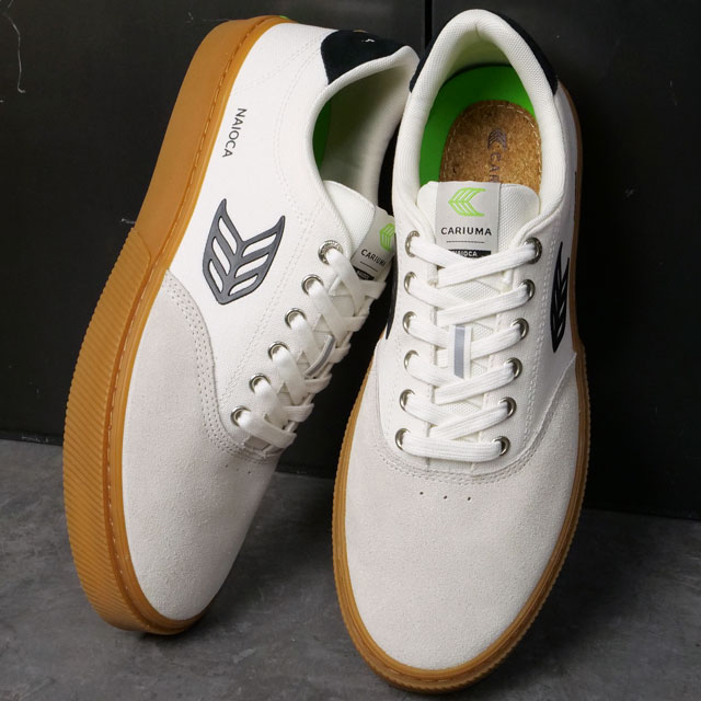 �J���E�} CARIUMA �X�j�[�J�[ �i�C�I�J �v�� 511707W20 SS25 NAIOCA PRO �����Y �C �X�P�[�g�V���[�Y Off-White-Vintage-Gum Black ���K�戵�X