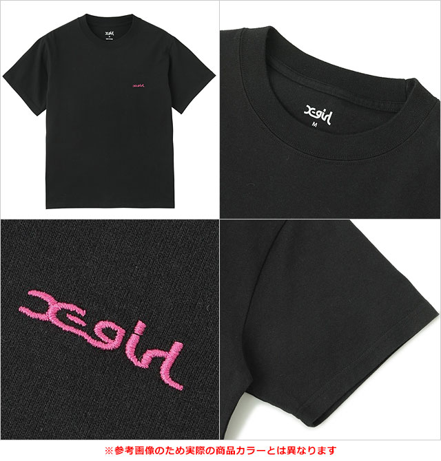 X-girl（エックスガール） フェイス ショートスリーブTシャツ