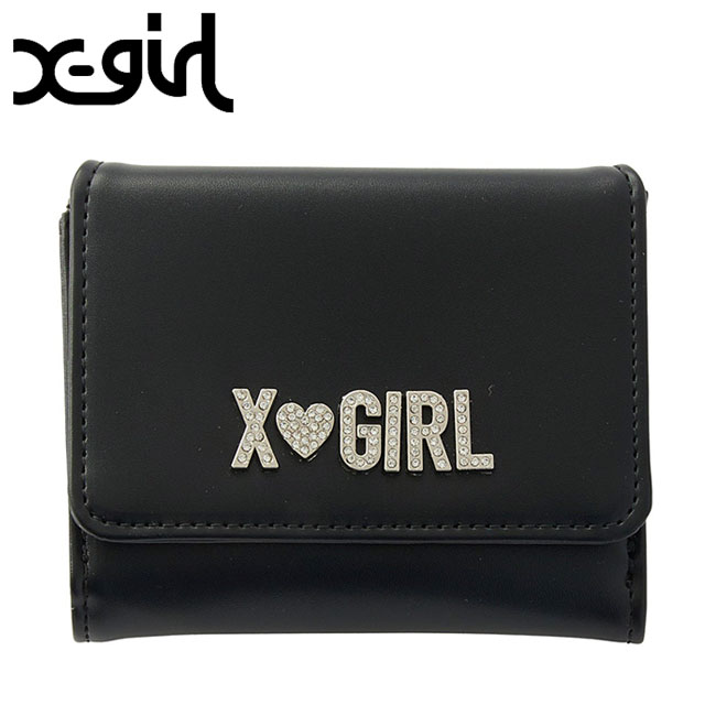 聖ドラゴンガール 財布 りぼん 応募者全員プレゼント 平成 当時品 未開封 レア X-girl（エックスガール） ラインストーンラベル ミニウォレット