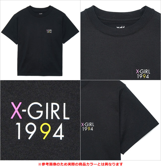 新品　XG X-girl FACE S/S TEE エックスガール　ガール X-girl - FACE S/S TEE / ブラック | Tempt