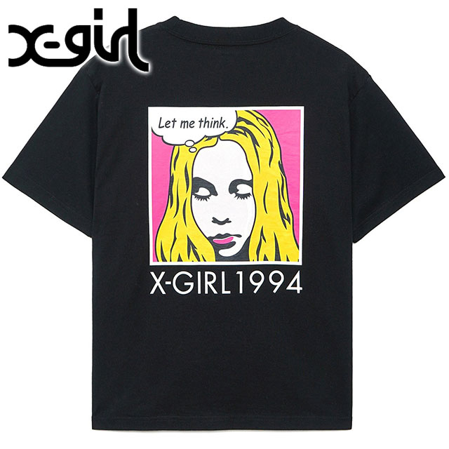 X-girl エックスガール ポップフェイス ショートスリーブTシャツ