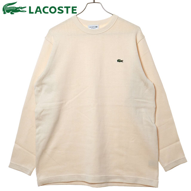 LACOSTE（ラコステ） ヘビーウェイトシングルジャージ長袖Tシャツ