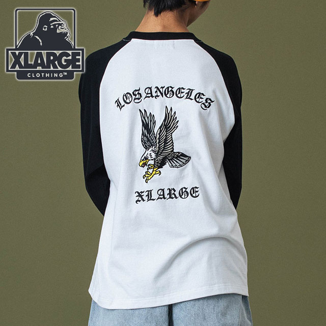 XLARGE（エクストラ ラージ） イーグル ラグラン ロングスリーブT