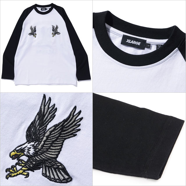 XLARGE（エクストラ ラージ） イーグル ラグラン ロングスリーブT