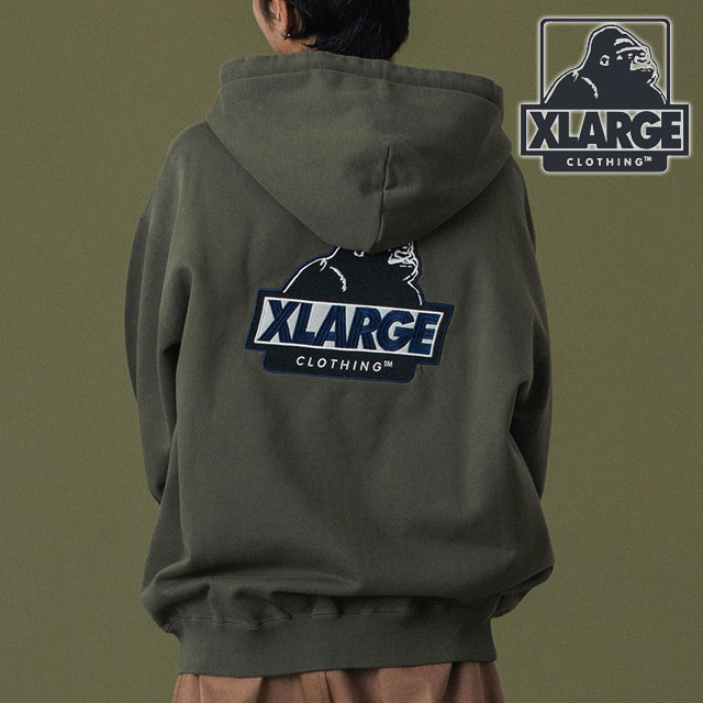 XLARGE（エクストラ ラージ） スランテッドOG ジップフーデッド