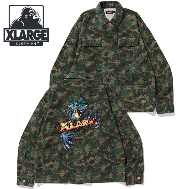 XLARGE エクストララージ ミリタリージャケット 101253021001