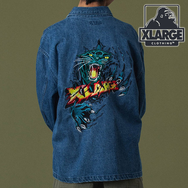 エクストララージ XLARGE ミリタリージャケット [101253021001 FW25] MILITARY JACKET メンズ アウター LtINDIGO 正規取扱店 XLARGE（エクストラ ラージ） ミリタリージャケット 101253021001 FW25