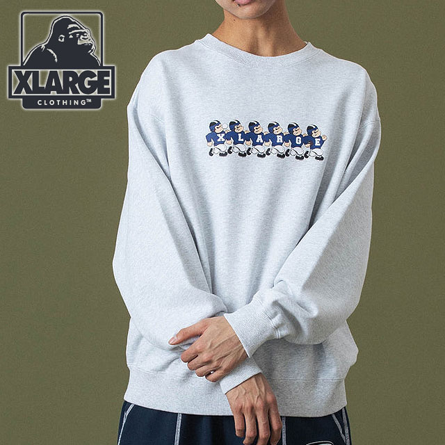 XLARGE（エクストラ ラージ） フットボール クルーネックスウェット