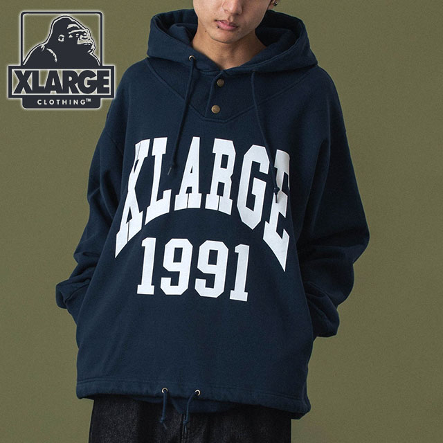 XLARGE（エクストラ ラージ） ディフォーメーション フーデッド