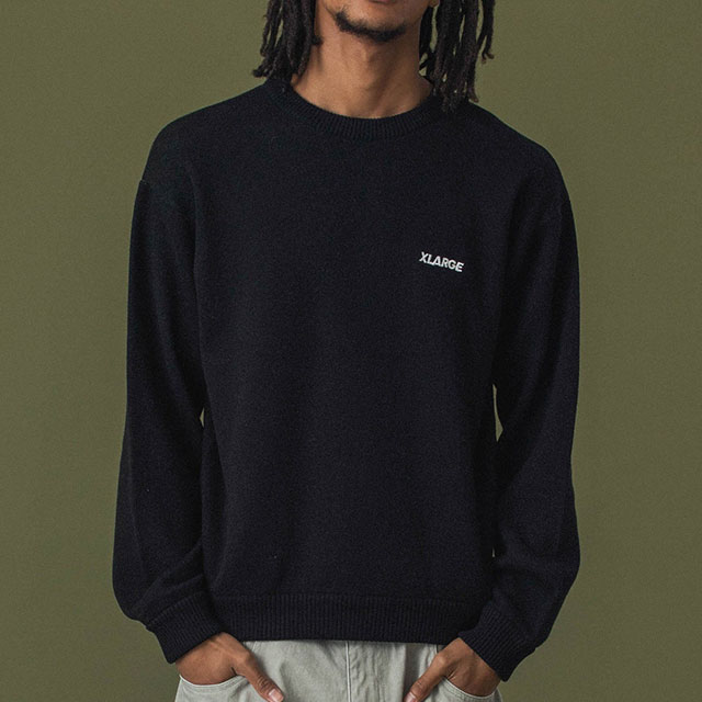 XLARGE（エクストラ ラージ） XLARGE OG クルーネックニット