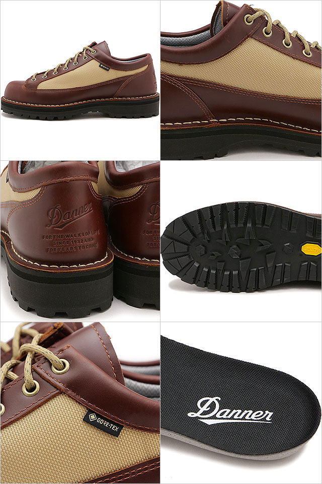 ダナー Danner ダナーフィールド ロー アール D123200 FW25 DANNER FIELD LOW R メンズ・レディース 靴 アウトドア マウンテンブーツ V.BROWN KHAKI 正規取扱店の画像