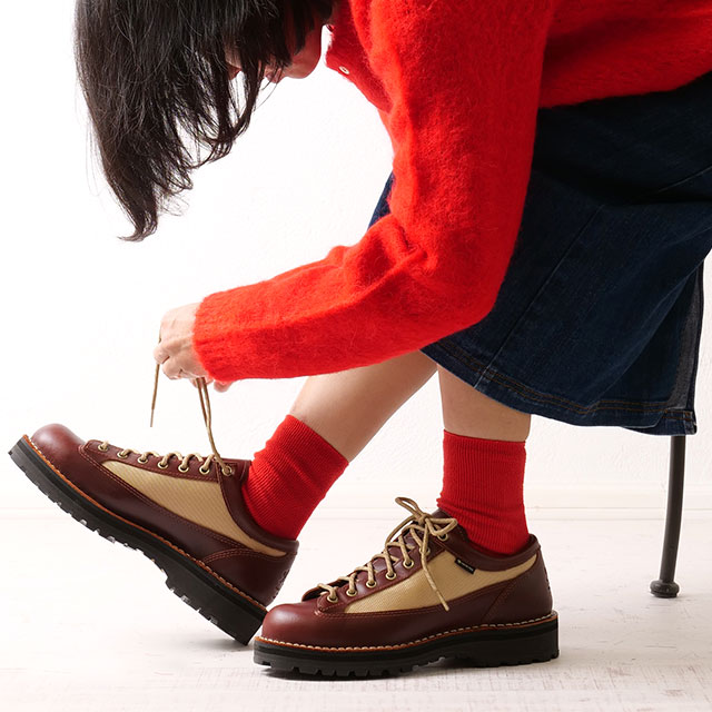 ダナー Danner ダナーフィールド ロー アール D123200 FW25 DANNER FIELD LOW R メンズ・レディース 靴 アウトドア マウンテンブーツ V.BROWN KHAKI 正規取扱店の画像