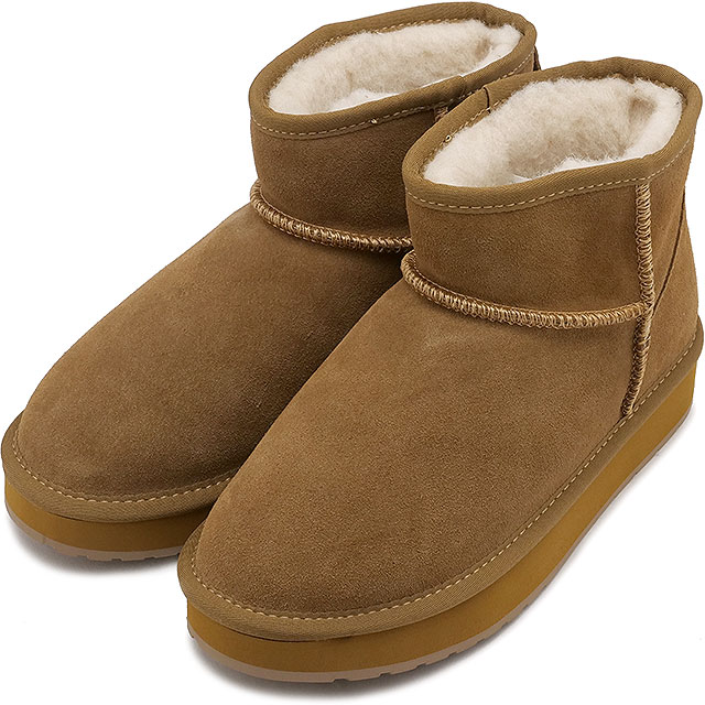 日本限定エミュ オーストラリア EMU Australia ムートンブーツ プラットフォーム マイクロ ウール 2.0 [W13252 FW25] PLATFORM MICRO WOOL 2.0 レディース 靴 厚底 ウィンターブーツ エミュー Charcoal 正規取扱店 EMU Australia（エミュ オーストラリア） 日本限定エミュ