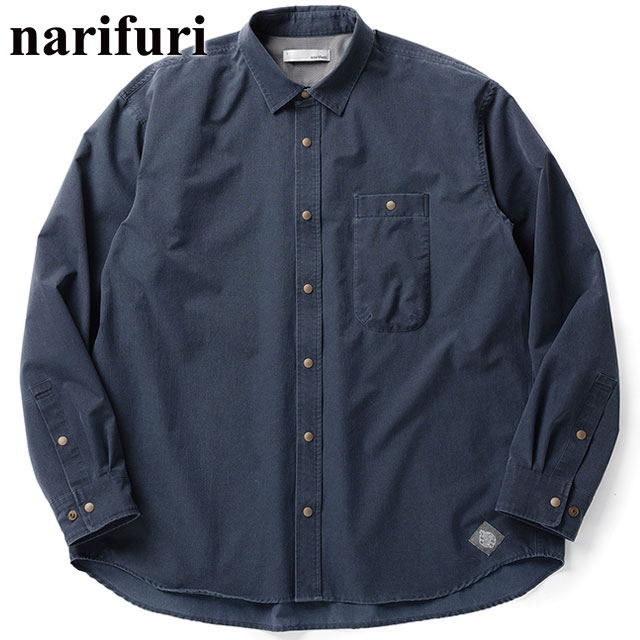 narifuri（ナリフリ） narifuri NFC ピグメントメッシュシャツ NF4059