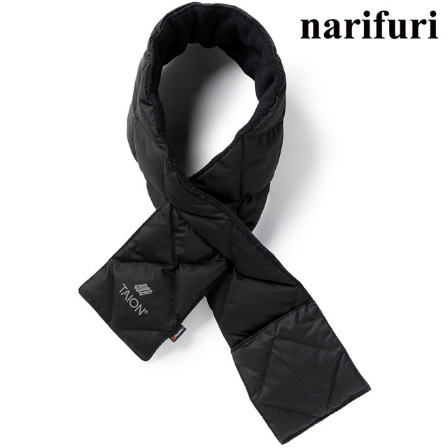�i���t�� narifuri TAION ���o�[�V�u���_�E���L���g�}�t���[ NFTA-10 FW25 �����Y�E���f�B�[�X �^�C�I�� �R���{ �l�b�N�E�H�[�}�[ BLACK ���K�戵�X