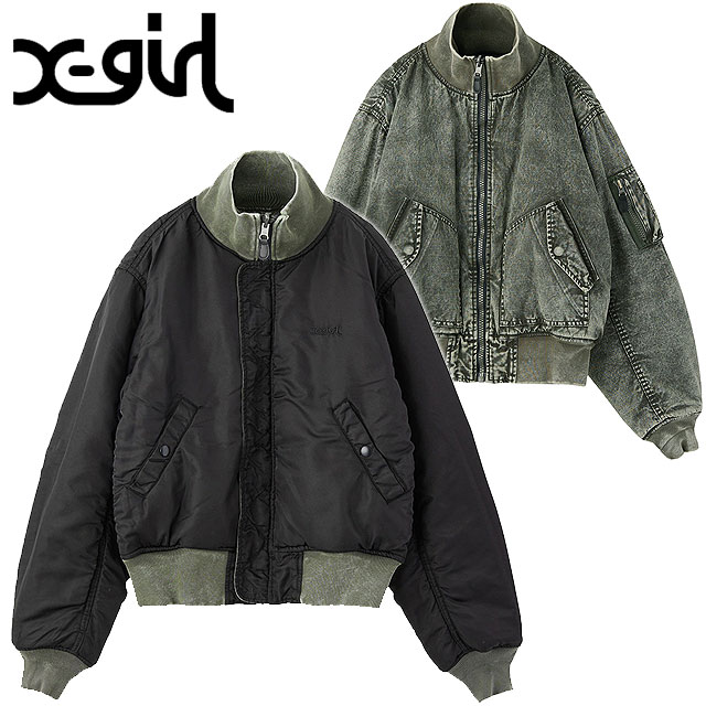 X-girl（エックスガール） リバーシブル エムエーワンジャケット