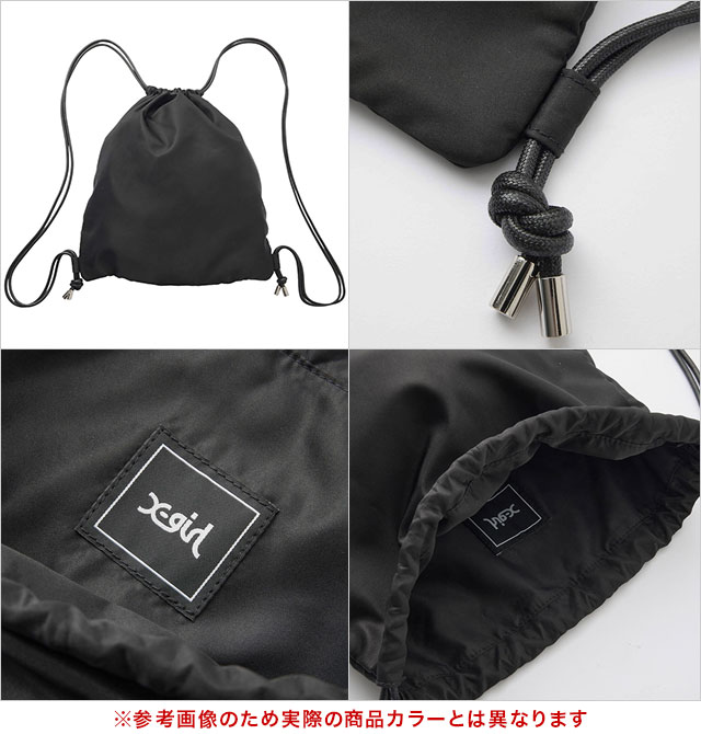 X-girl（エックスガール） ラインストーン ナップサック 105254053008