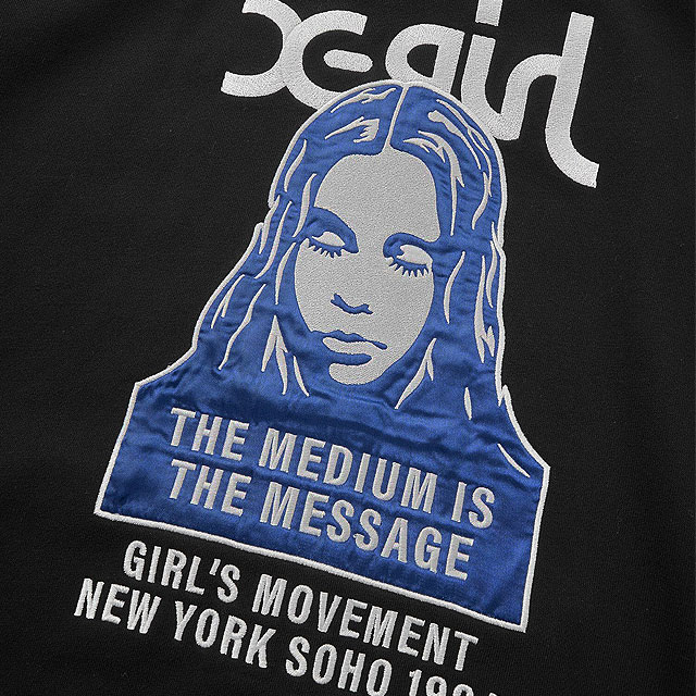 X-girl（エックスガール） ジップアップスウェットフーディー