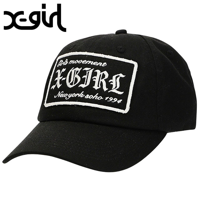 X-girl（エックスガール） シックスパネルキャップ 105254051006 FW25