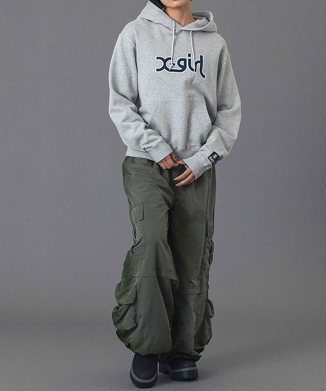 X-girl（エックスガール） スウェットフーディー 105254012007 FW25