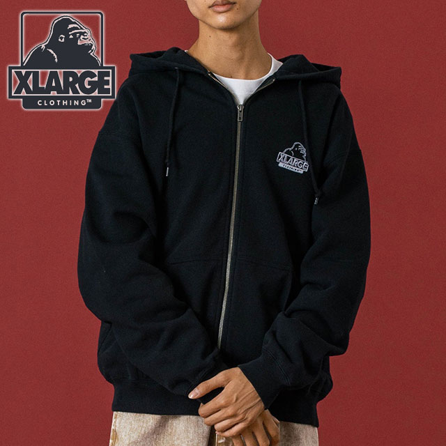 XLARGE（エクストラ ラージ） ジップアップ フーデッドスウェット