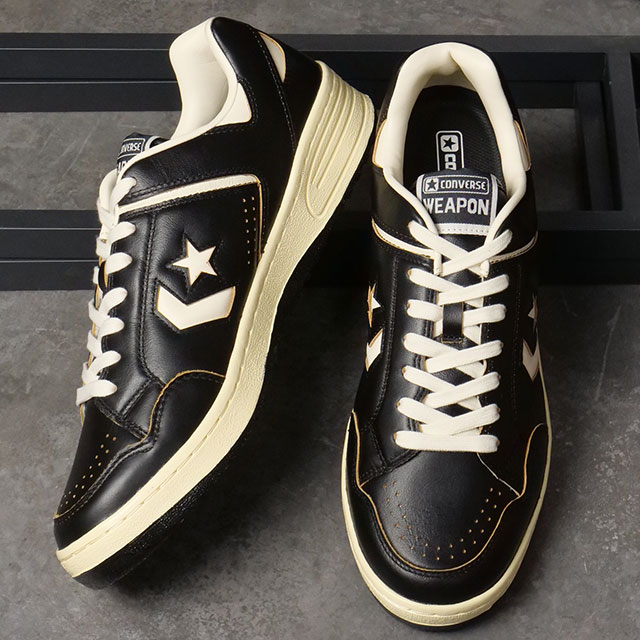 �R���o�[�X CONVERSE �����Y �X�j�[�J�[ �E�F�|�� CC AG OX 33702691 SS26 WEAPON CC AG OX �C ���[�J�b�g �V���[�Y �u���b�N �I�t�z���C�g ���K�戵�X