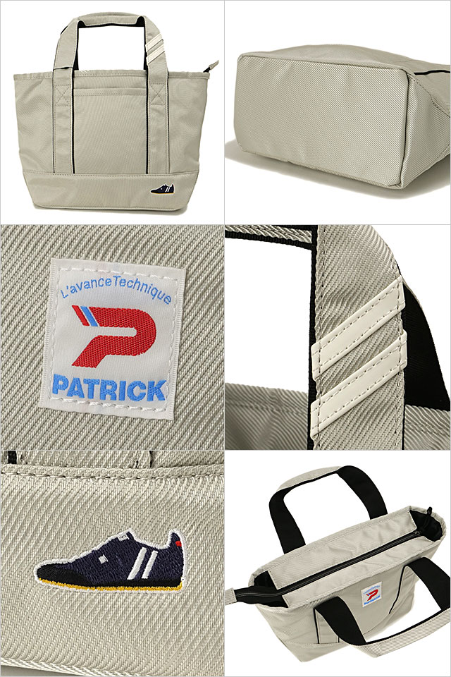 パトリック ゴルフ PATRICK GOLF ミニトートバッグ 263-620 SS26 MINI TOTE LP メンズ・レディース ラウンドトート カートバッグ WHT ホワイト 正規取扱店の画像