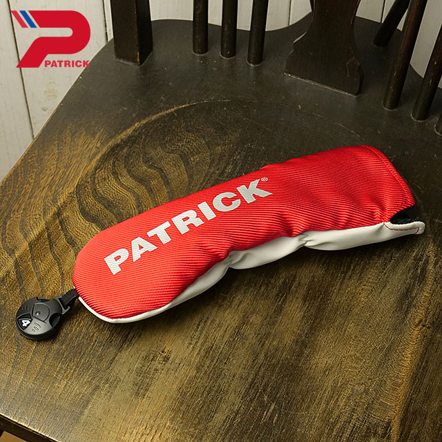 �p�g���b�N �S���t PATRICK GOLF ���[�e�B���e�B�p �w�b�h�J�o�[ LP 263-837 SS26 HEAD COVER LP UT �n�C�u���b�h�p ������� �V���v�� ���b�h RED ���K�戵�X