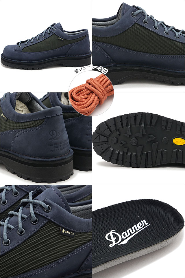 ダナー Danner ブーツ メンズ ダナーフィールド ロー アール D123200 SS26 DANNER FIELD LOW R 透湿防水 アウトドア ハイキングシューズ N.NAVY 正規取扱店の画像