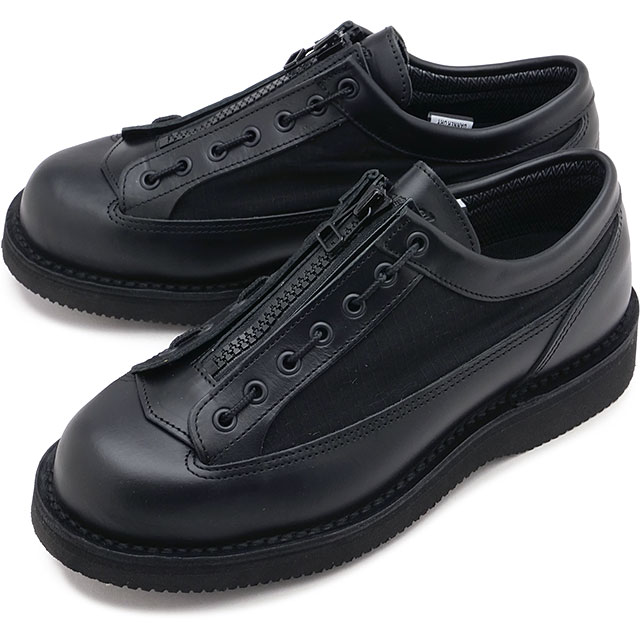 ダナー Danner ブーツ メンズ カスケードレンジ リップ D214021 SS26 CASCADE RANGE RIP 日本製 ローカットシューズ ビブラムソール BLACK BLACK 正規取扱店の画像