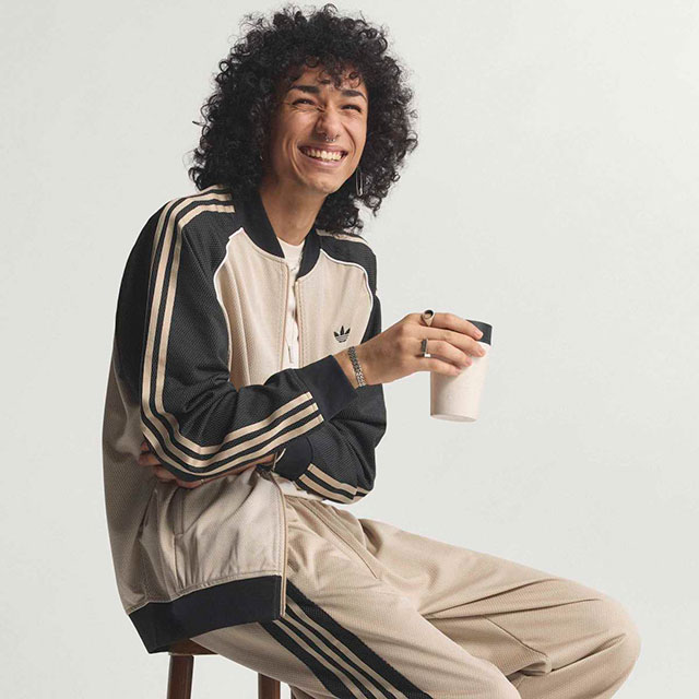 新品 SST LOOSE MESH TRACK TOP カーキ 藤井風 XL adidas Originals アディダス オリジナルス スーパースター ルーズ