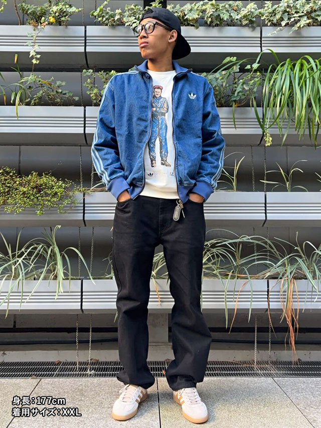 神*父様 アディダス アディカラー デニム ファイヤーバード トラック トップ adidas｜【公式】アディダス adidas 返品可 アディカラー デニム