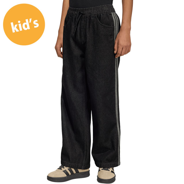 �A�f�B�_�X �I���W�i���X adidas Originals �L�b�Y �t�@�C���[�o�[�h �f�j�� �g���b�N�p���c TT009 KE2967 FIREBIRD DENIM TRACK PANTS �u���b�N ���K�戵�X