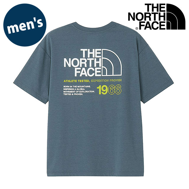 �U�E�m�[�X�E�t�F�C�X THE NORTH FACE T�V���c �����Y �V���[�g�X���[�u�C�[�G�X66���S���C�h�e�B�[ NT32597-SL SS26 �X���[�g�O���[ ���K�戵�X