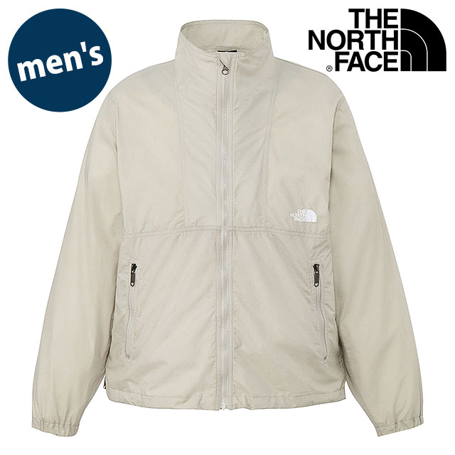 �U�E�m�[�X�E�t�F�C�X THE NORTH FACE �����Y �R���p�N�g�u���]�� NP22631-FI SS26 Compact Blouson ���C�g�x�[�W�� �t�H�b�V���A�C�{���[ ���K�戵�X