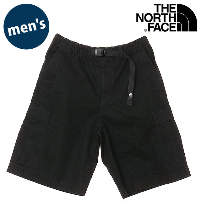�U�E�m�[�X�E�t�F�C�X THE NORTH FACE ���b�N�X�e�f�B�J�[�S�V���[�c NB42633-K SS26 Rock Steady Cargo Short �{�g���X �V���[�g�p���c �u���b�N ���K�戵�X