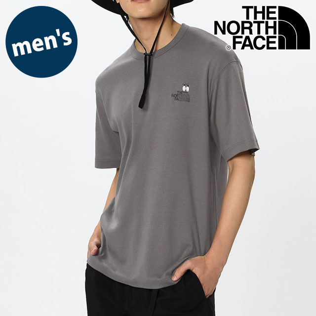 �U�E�m�[�X�E�t�F�C�X THE NORTH FACE T�V���c �����Y �V���[�g�X���[�u�Y�[�s�b�J�[�e�B�[ NT32659-SP SS26 �O���[ �X���[�N�h�p�[��  ���K�戵�X