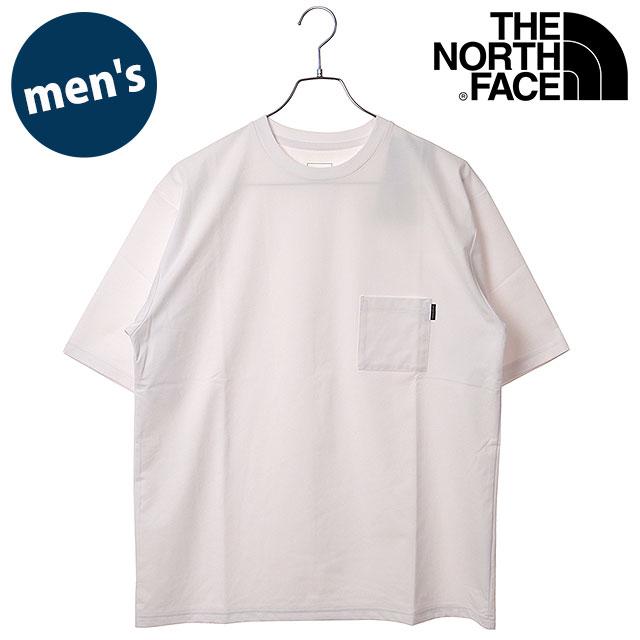 �U�E�m�[�X�E�t�F�C�X THE NORTH FACE T�V���c �����Y �V���[�g�X���[�u�G�A���[�|�P�b�g�e�B�[ NT32635-W SS26 S S Airy Pocket Tee �� �z���C�g  ���K�戵�X
