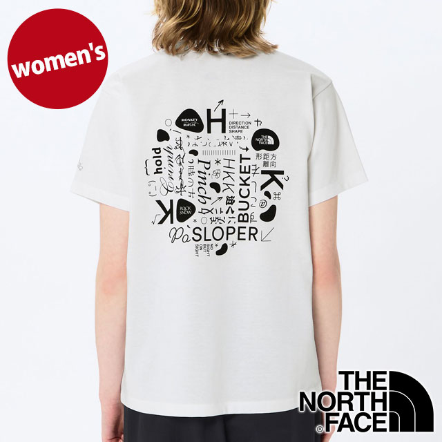 �U�E�m�[�X�E�t�F�C�X THE NORTH FACE T�V���c ���f�B�[�X �V���[�g�X���[�uTNF�����L�[�}�W�b�N�e�B�[ NTW32634-W SS26 �� �z���C�g  ���K�戵�X