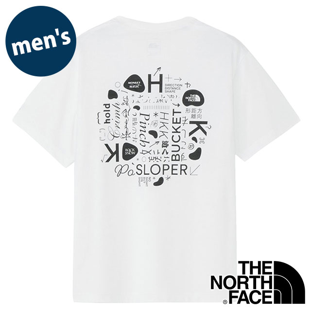 �U�E�m�[�X�E�t�F�C�X THE NORTH FACE T�V���c �����Y �V���[�g�X���[�uTNF�����L�[�}�W�b�N�e�B�[ NT32634-W SS26 �� �z���C�g  ���K�戵�X