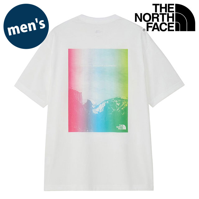 �U�E�m�[�X�E�t�F�C�X THE NORTH FACE �����Y �V���[�g�X���[�u�e�N�j�J���A�E�g�h�A�e�B�[ NT32649-W SS26 S S Technical Outdoor Tee �� �z���C�g ���K�戵�X