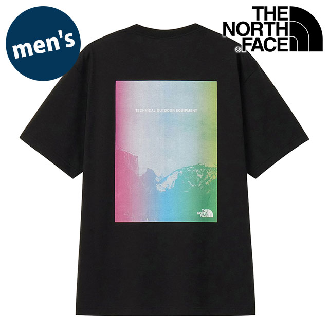 �U�E�m�[�X�E�t�F�C�X THE NORTH FACE �����Y �V���[�g�X���[�u�e�N�j�J���A�E�g�h�A�e�B�[ NT32649-K SS26 S S Technical Outdoor Tee �� �u���b�N ���K�戵�X